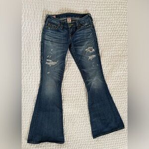 True Religion Indigo Flare Jeans